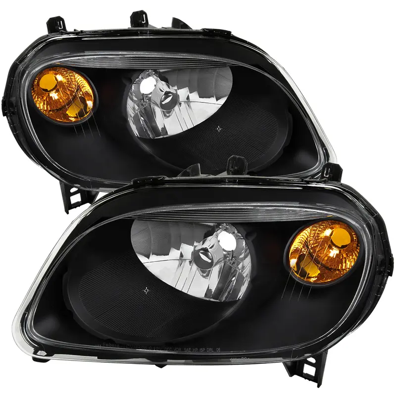 Spec-D 06-11 Chevy Hhr Headlights Oem Style Matte Black 1