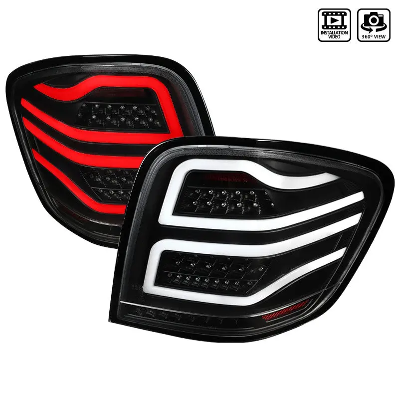 Spec-D 06-11 Mercedes W164 M-Class Led Tail Lights Black 2