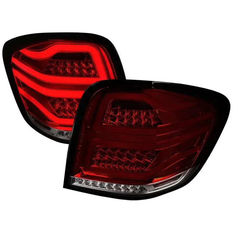 Spec-D 06-11 Mercedes W164 M-Class Led Tail Lights Red Smoked 1