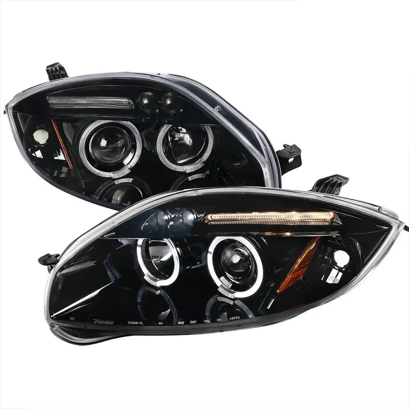 Spec-D 06-11 Mitsubishi Eclipse Projector Headlights Black 1