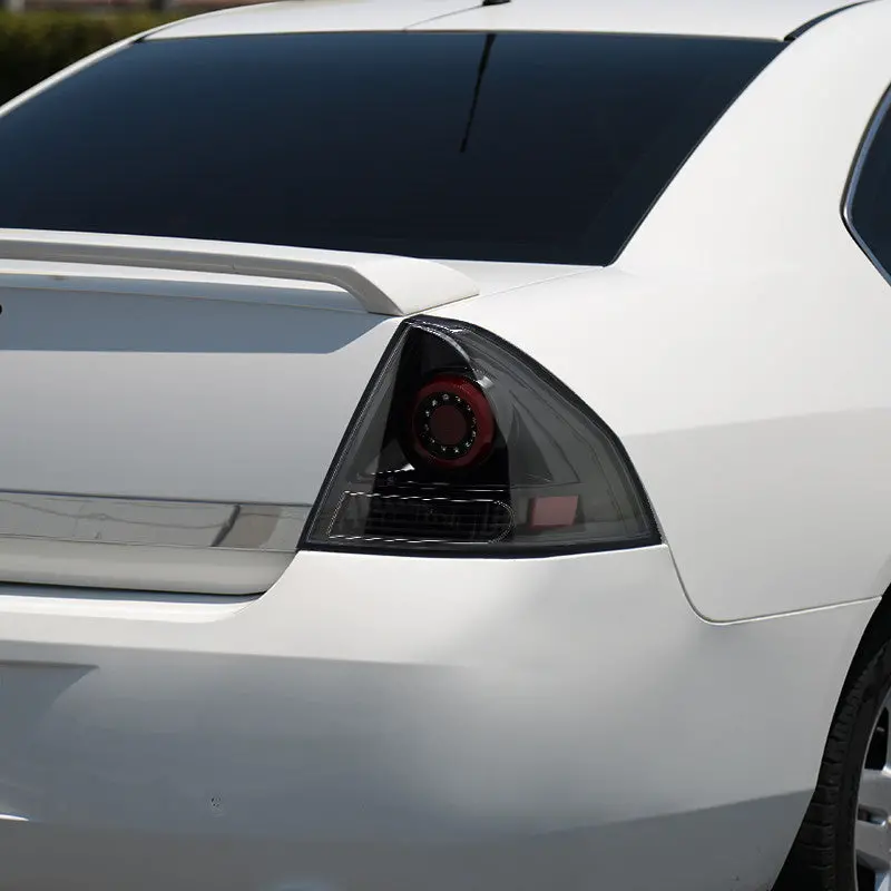 Spec-D 06-13 Chevrolet Impala Led Black Tail Lights Clear Lens 2