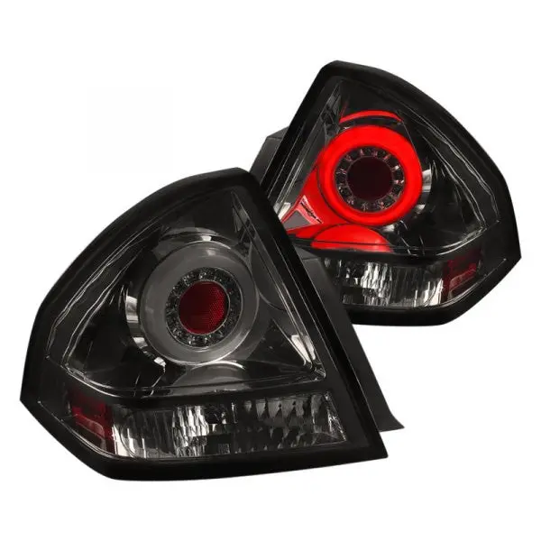Spec-D 06-13 Chevy Impala Led Tail Lights Chrome/Smoked 1