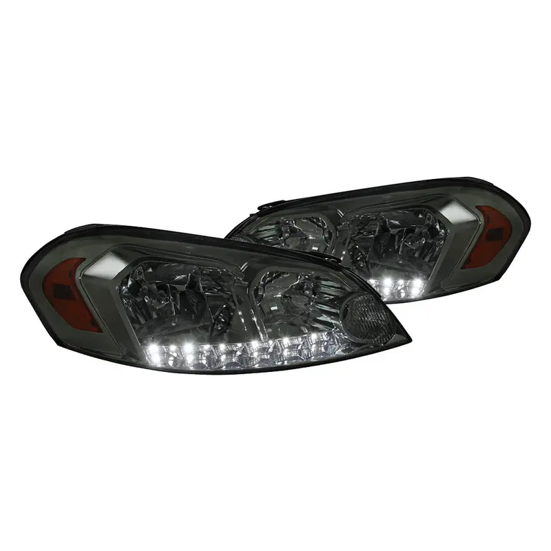 Spec-D 06-16 Chevy Impala Headlights Crystal Chrome/Smoked Lens V2 1