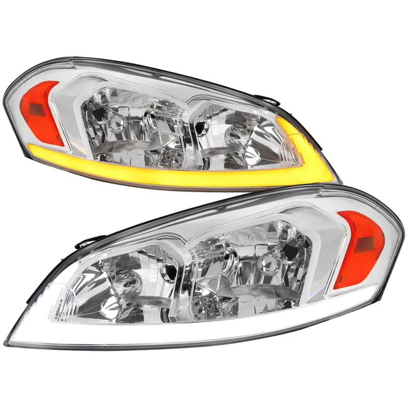 Spec-D 06-16 Chevy Impala Headlights Led Bar Oem Style. 1