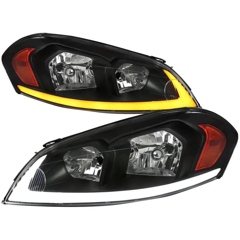 Spec-D 06-16 Impala /06-07 Monte Carlo Headlights Sequetial Black 1