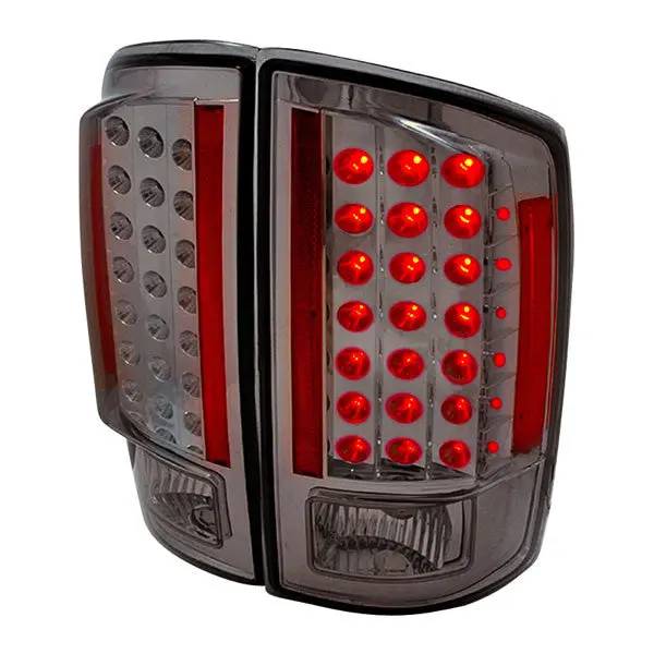 Spec-D 07-08 Dodge Ram Led Tail Lights Smoked 1