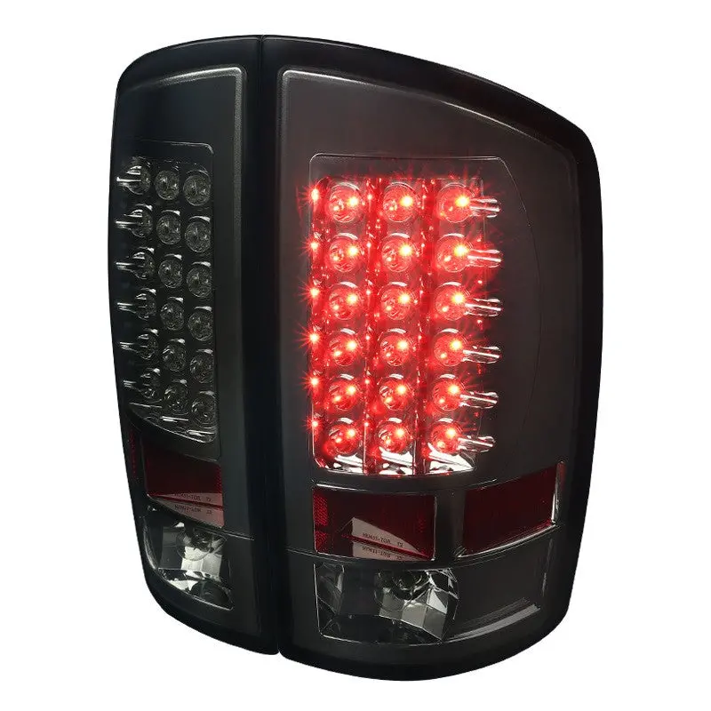 Spec-D 07-09 Dodge Ram 1500 2500 3500 Tail Lights Led Smoked 1