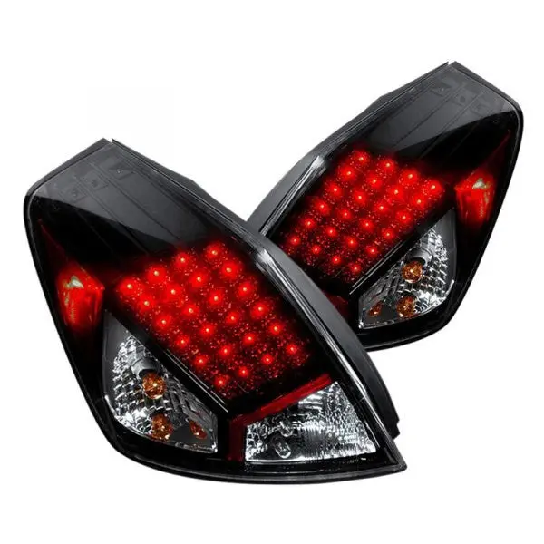 Spec-D 07-09 Nissan Altima Led Tail Lights Black 2Dr 1