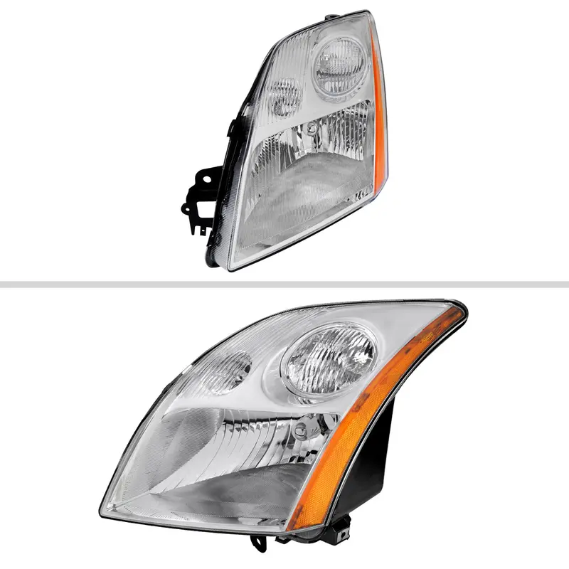 Spec-D 07-09 Nissan Sentra Headlights Oem Style Chrome 2