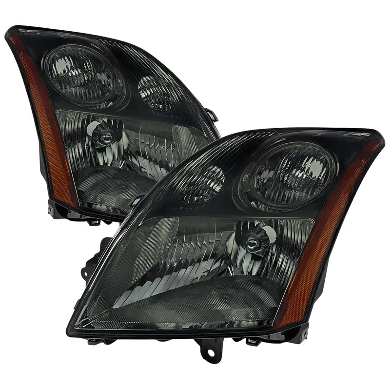 Spec-D 07-09 Sentra Headlights Oem Style Chrome/Smoked 1