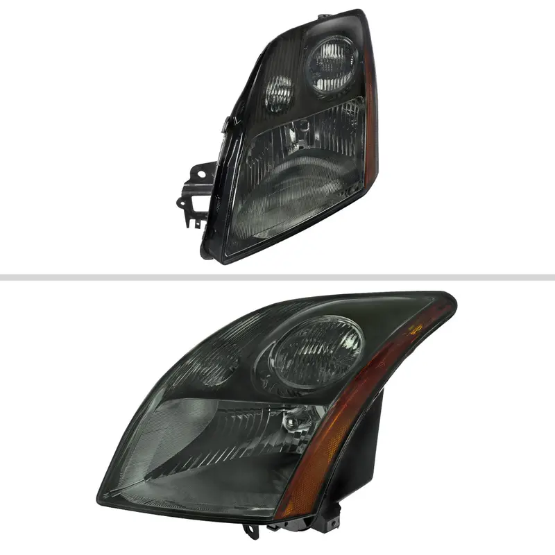 Spec-D 07-09 Sentra Headlights Oem Style Chrome/Smoked 2