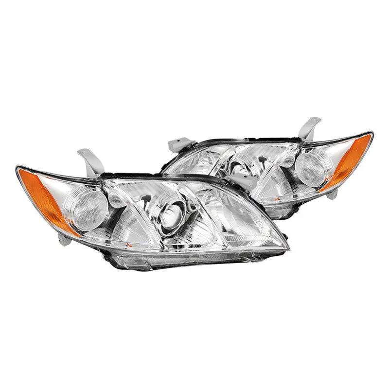 Spec-D 07-09 Toyota Camry Projector Headlights Chrome/Clear 1