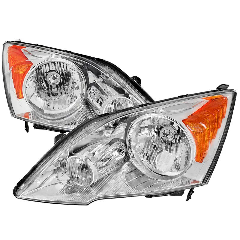 Spec-D 07-11 Honda Cr-V Oem Style Headlights Chrome/Clear 1