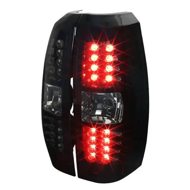 Spec-D 07-12 Avalanche Led Tail Lights Black/Smoked Lens 1