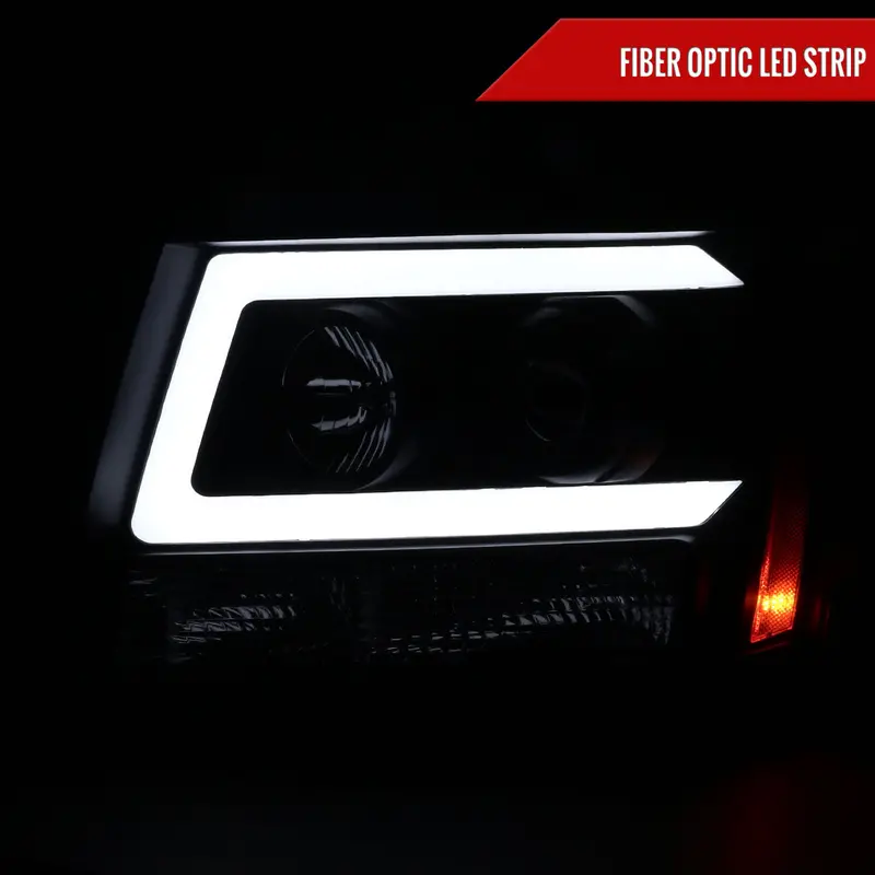 Spec-D 07-13 Avalanche 07-14 Tahoe Suburban Headlights Black/Smoked 1