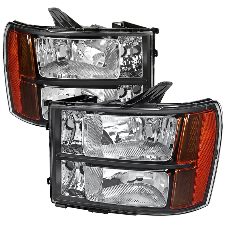 Spec-D 07-14 Gmc Yukon/Xl 1500/Xl 2500 Seq Projector Headlights Black 1