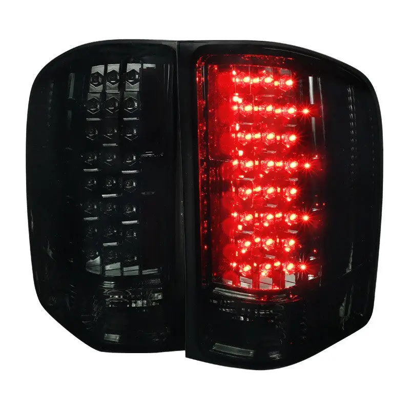 Spec-D 07-14 Silverado 1500 2500Hd 3500Hd Oz Led Tail Lights Smoked 1