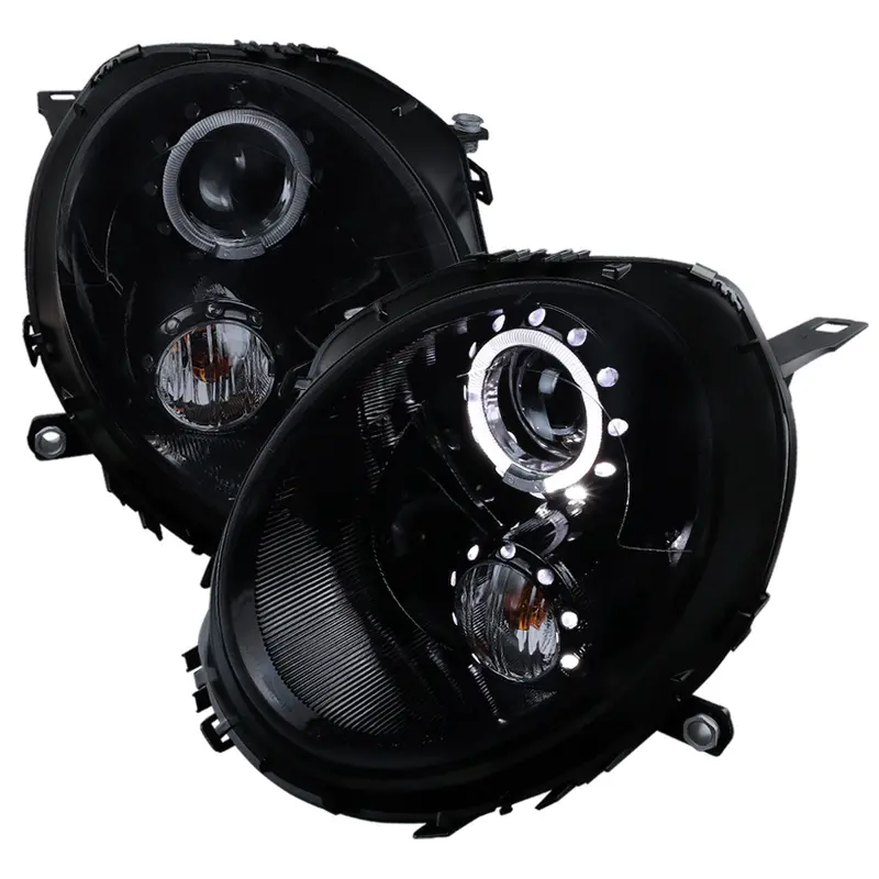 Spec-D 07-15 Mini Cooper Projector Headlights Black/Smoked 1