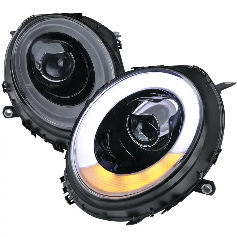 Spec-D 07-15 Mini Cooper R55 R56 R57 R58 R59 Headlights Black 1