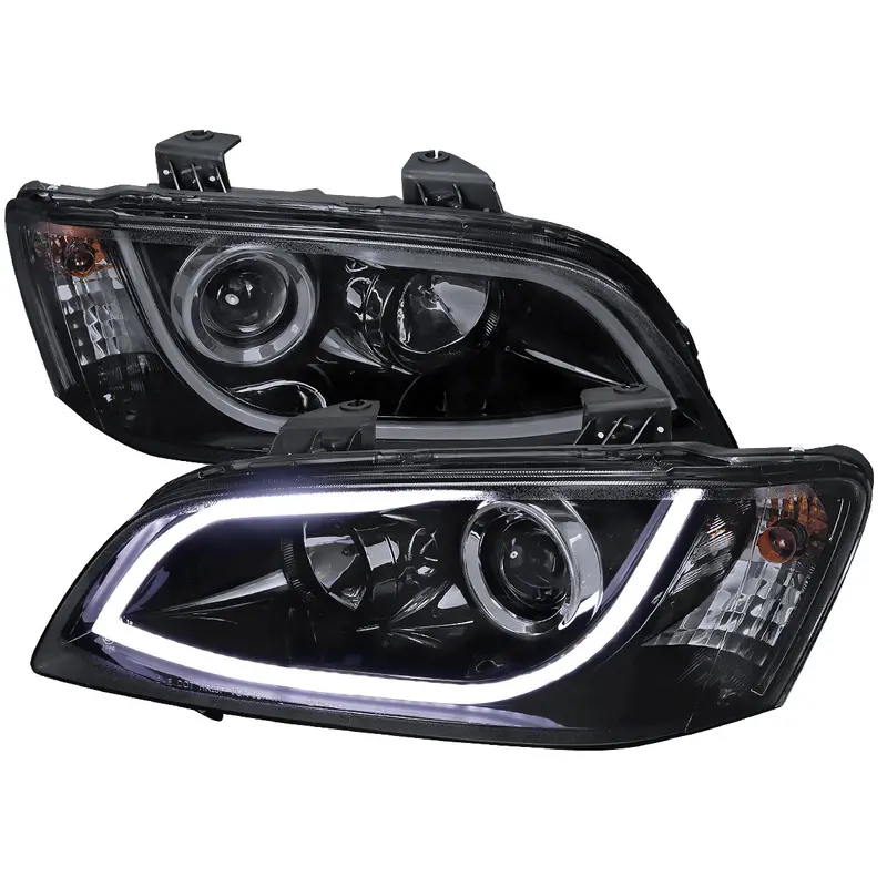 Spec-D 08-09 Pontiac G8 Projector Headlights Led Bar Black/Smoked 1