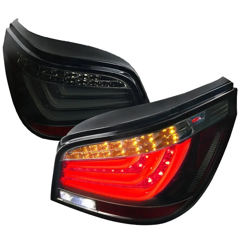 Spec-D 08-10 Bmw E60 525I 530I 535I 550I Led Tail Lights Black/Smoked 1