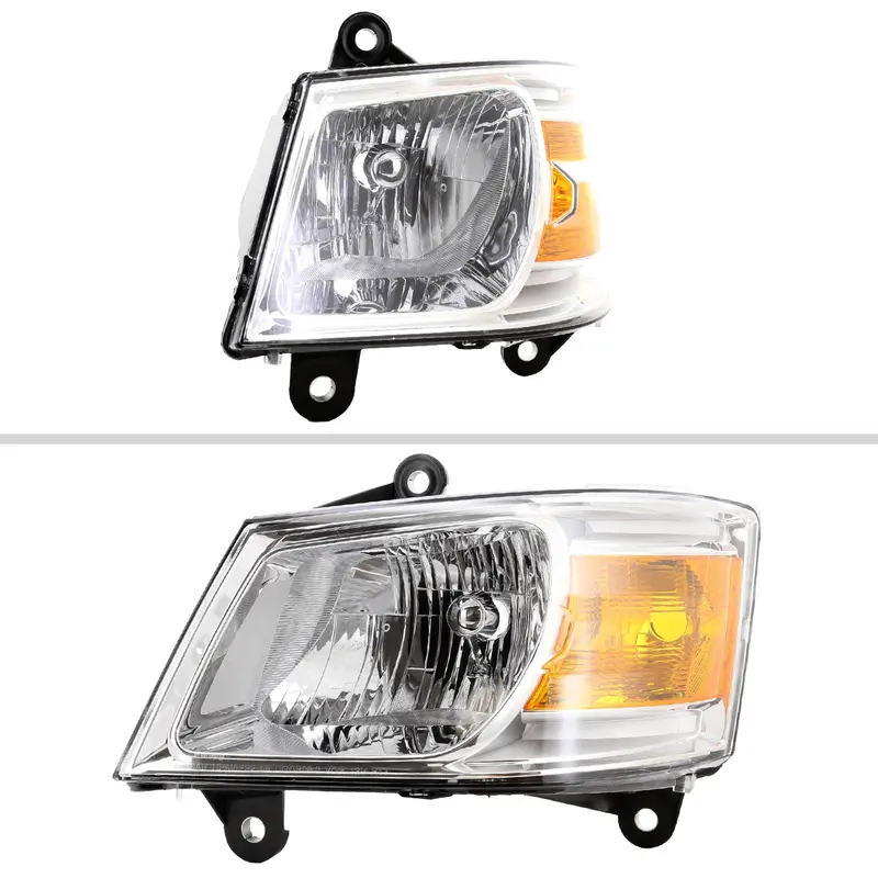 Spec-D 08-10 Dodge Caravan Driver Headlight Oem Chrome Replacement 2