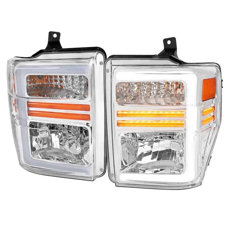 Spec-D 08-10 F250/F350/F450/F550 Super Duty Seq Oe Style Headlights 1