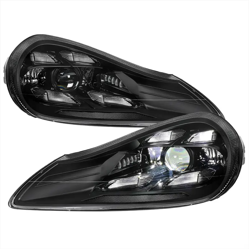 Spec-D 08-10 Porsche Cayenne 957 Led Projector Headlights Black 1