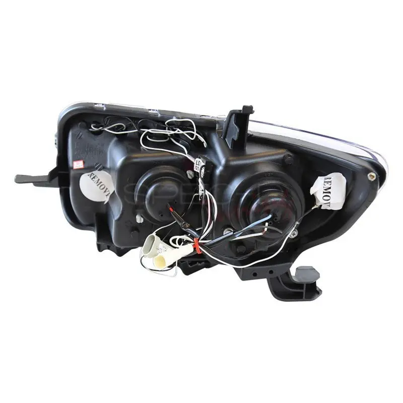 Spec-D 08-10 Scion Xb Projector Halo Headlights Matte Black/Clear 2