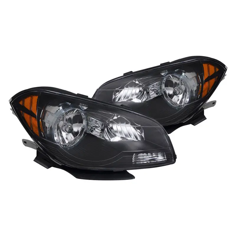 Spec-D 08-12 Chevy Malibu Black Headlights 1
