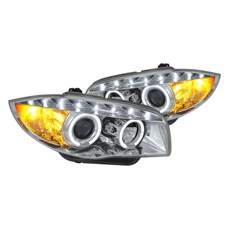 Spec-D 08-13 Bmw E82 E88 Projector Chrome Headlights 1