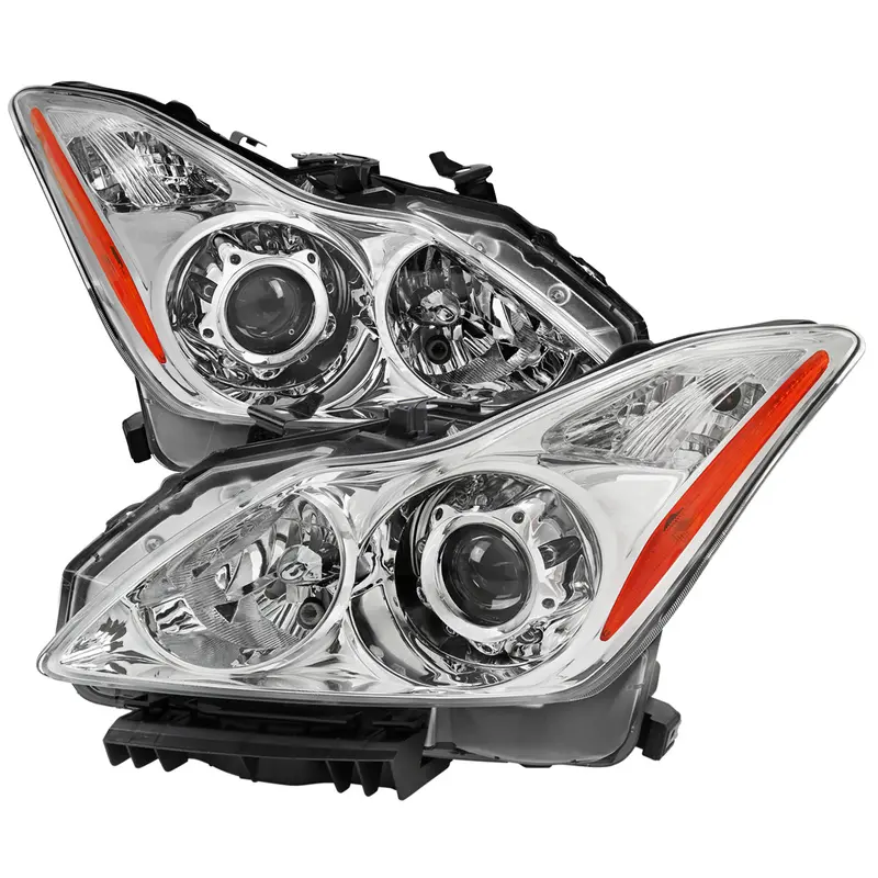 Spec-D 08-13 G37/14-15 Q60 2Dr Headlights Oem Style Chrome 1