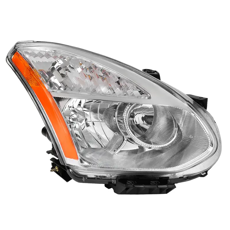 Spec-D 08-13 Nissan Rogue Passenger Headlight Oem Chrome Replacement 1