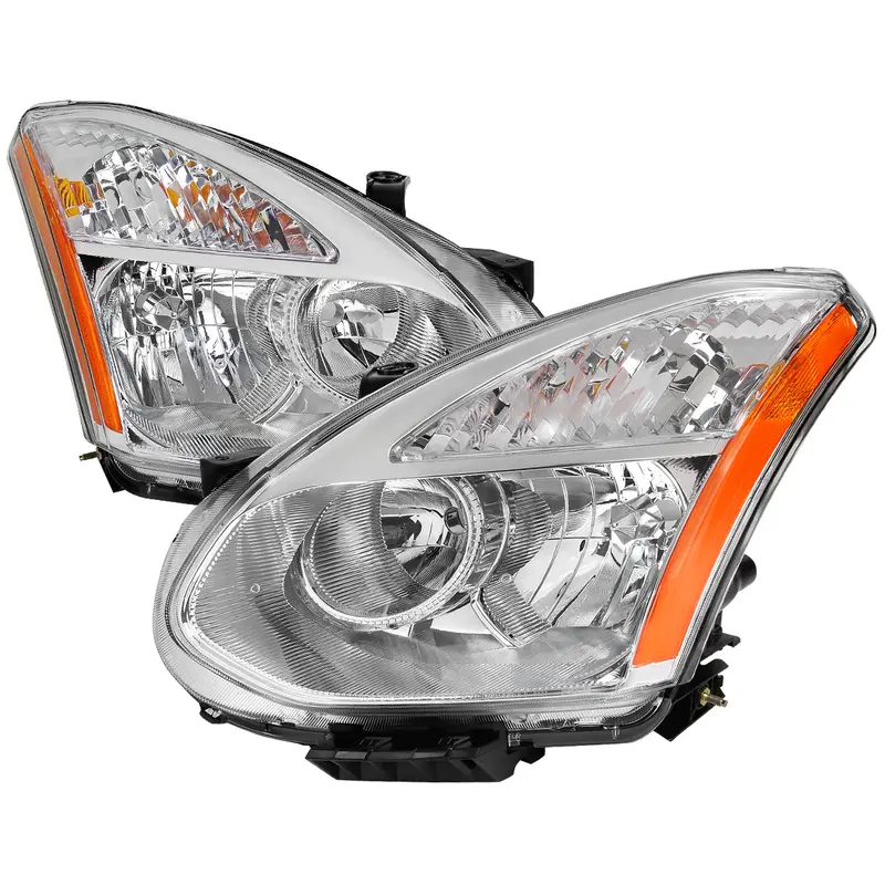 Spec-D 08-13 Rogue/14-15 Rogue Select Headlights Oem Style Chrome 1