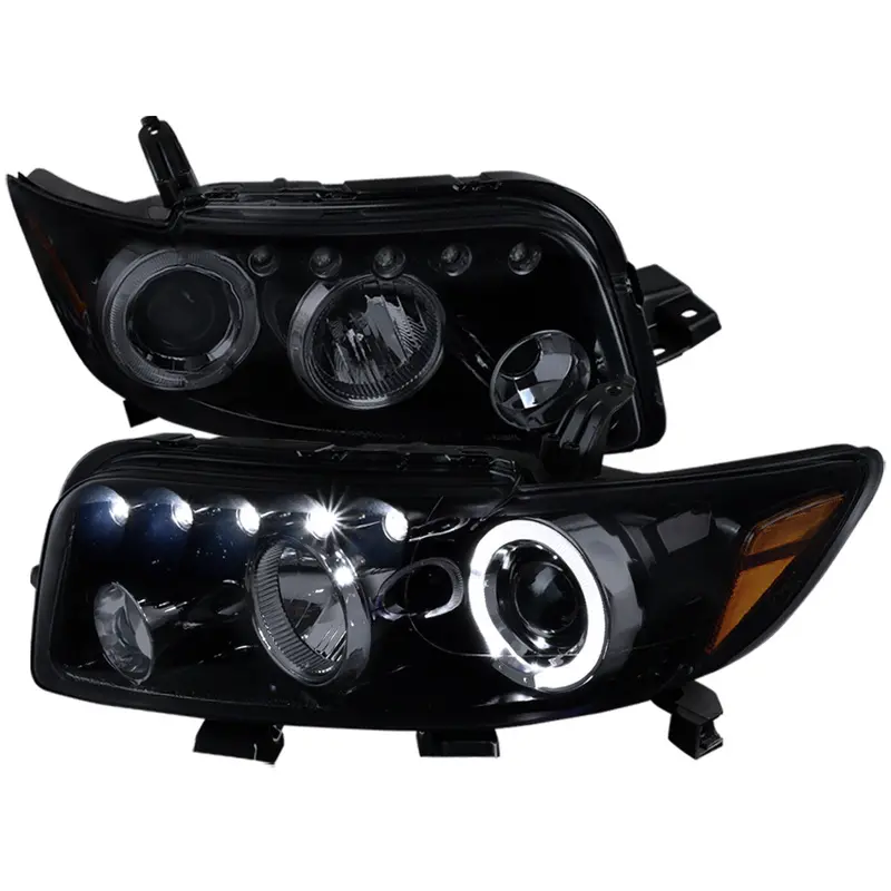 Spec-D 08-15 Scion Xb Halo Projector Headlights Smoked 1
