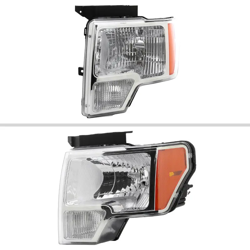 Spec-D 09-14 Ford F-150 Oem Oem Style Headlights Chrome 2