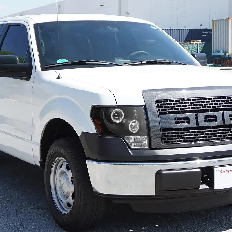 Spec-D 09-14 Ford F150 Dual Halo Led Projector Headlights 2