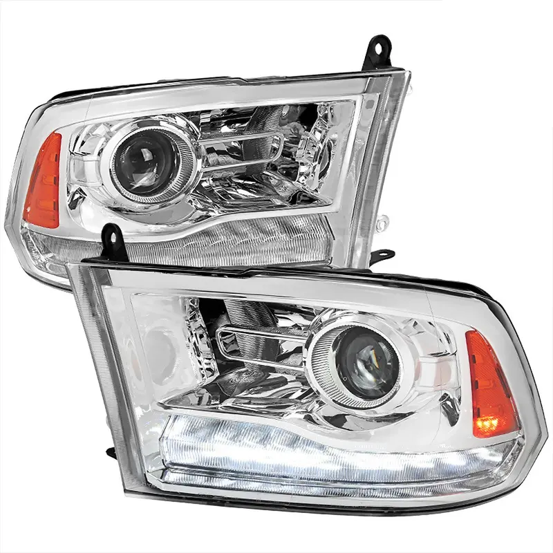Spec-D 09-18 Dodge Ram 1500 2500 3500 Pro Headlights Seq Chrome 1