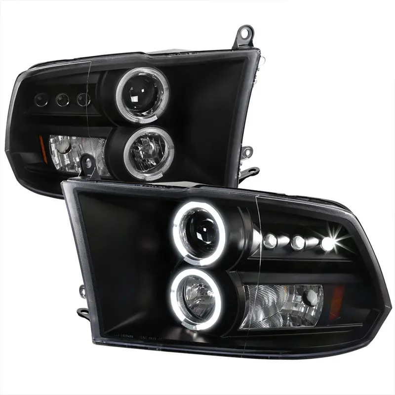 Spec-D 09-18 Dodge Ram 1500 2500 3500 Projector Headlights Seq Chrome 1
