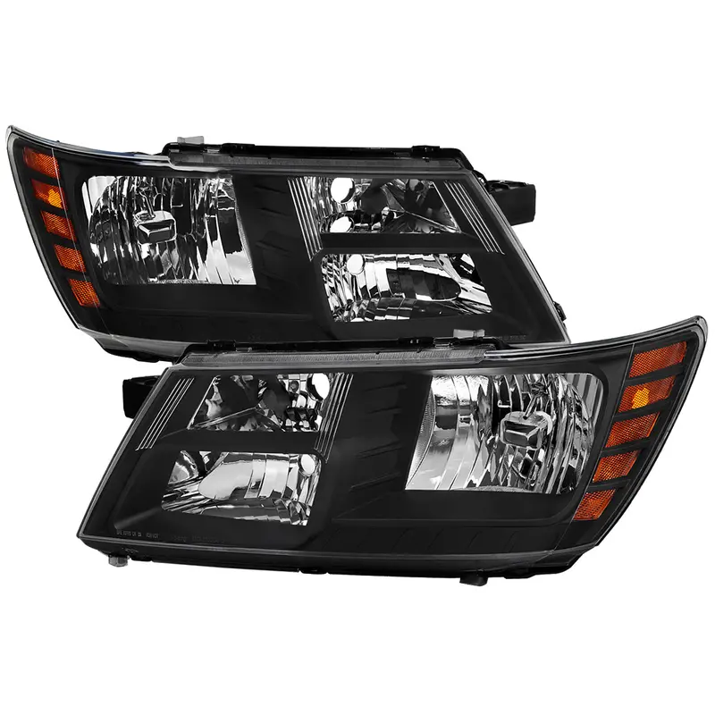 Spec-D 09-20 Dodge Journey Headlights Oem Replacement Black 1