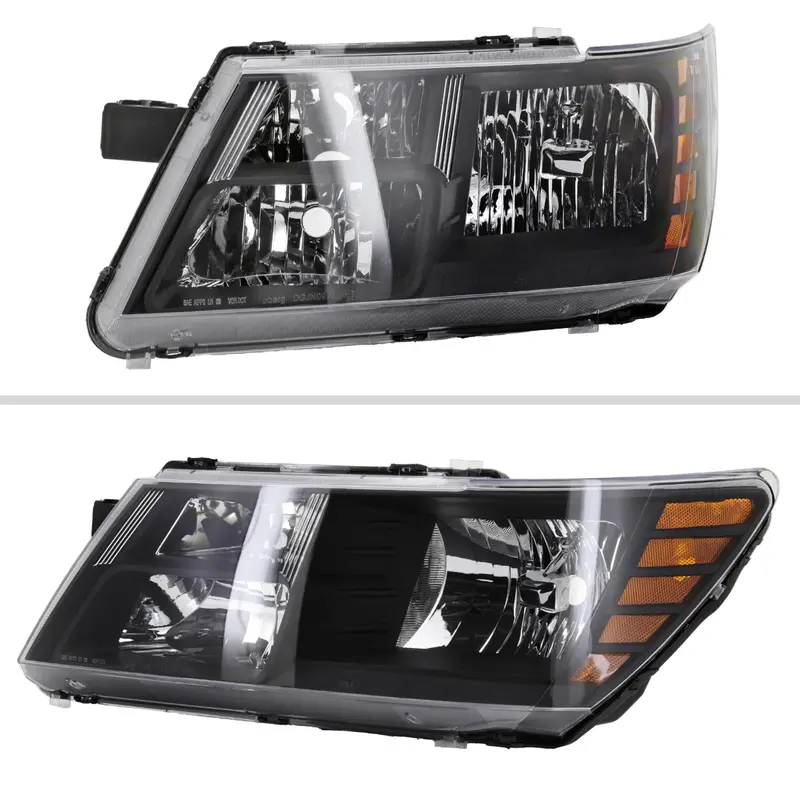 Spec-D 09-20 Dodge Journey Headlights Oem Replacement Black 2