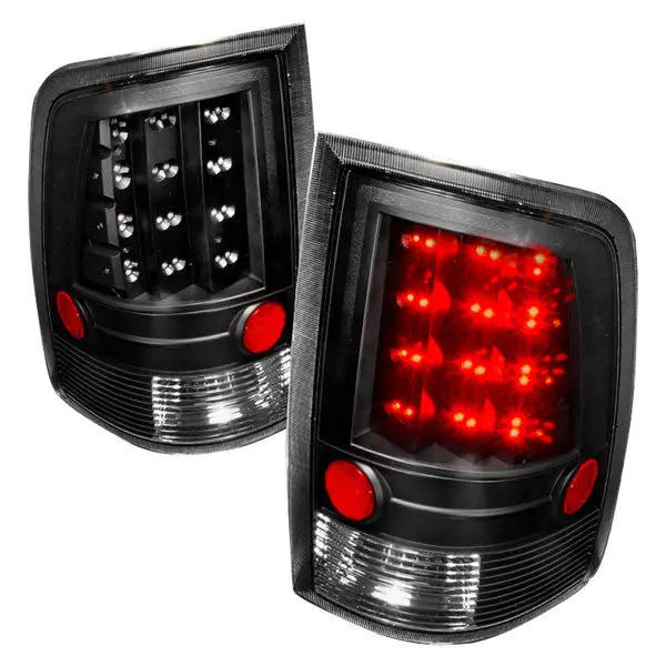 Spec-D 09-21 Ram 1500 2500 3500 Led Tail Lights Black/Clear 1
