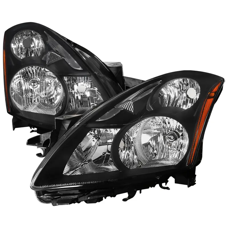 Spec-D 10-12 Nissan Altima 4Dr Headlights Oem Style Black 1