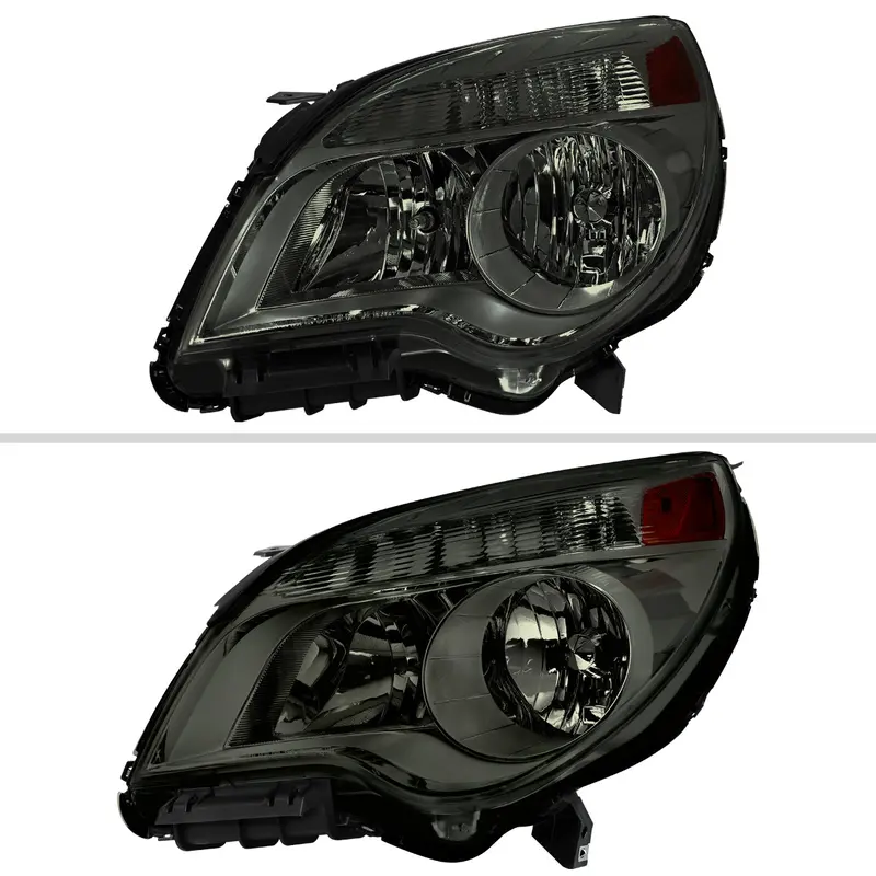 Spec-D 10-15 Chevy Equinox Headlights Oem Style Chrome/Smoked Lens 2