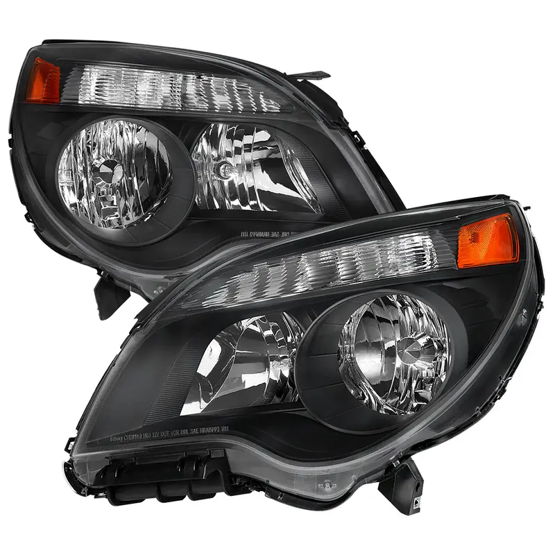 Spec-D 10-15 Chevy Equinox Headlights Oem Style Matte Black 1
