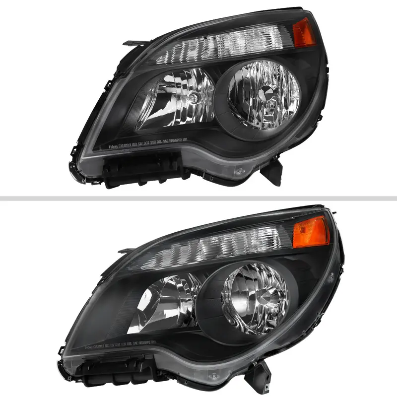 Spec-D 10-15 Chevy Equinox Headlights Oem Style Matte Black 2