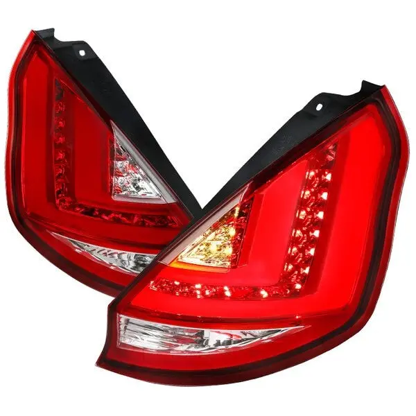 Spec-D 11-12 Ford Fiesta Led Tail Lights Red 1