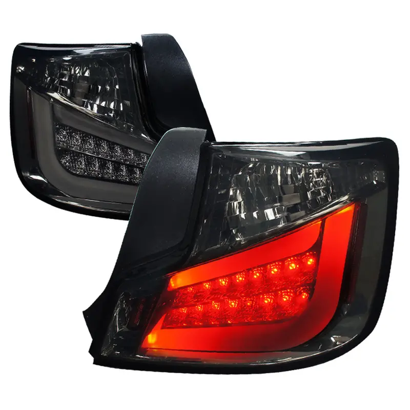 Spec-D 11-13 Scion Tcled Tail Lights Chrome/Smoked Lens 1