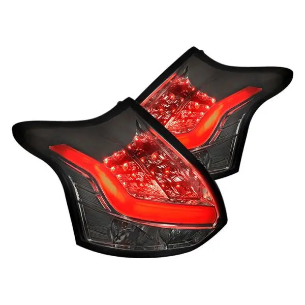 Spec-D 12-14 Ford Focus 5 Door Led Tail Lights Smoked 1