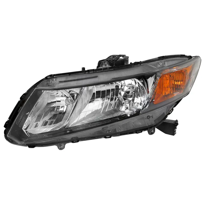 Spec-D 12-15 Honda Civic Driver Headlight Black Replacement 1